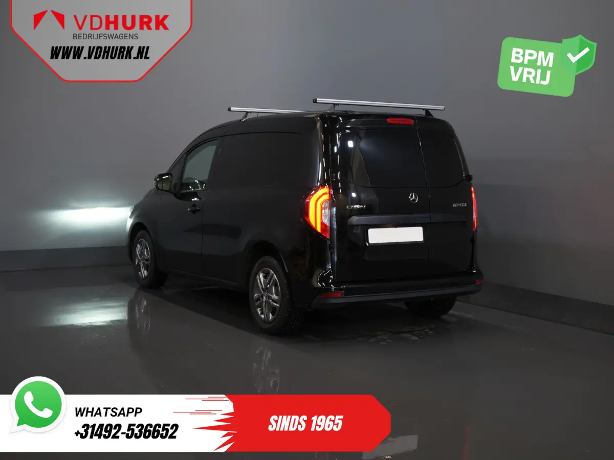 112 CDI Aut. 3 Pers./ LED/ Stoelverw./ CarPlay/ Cruise/ Airco/ Dakdragers