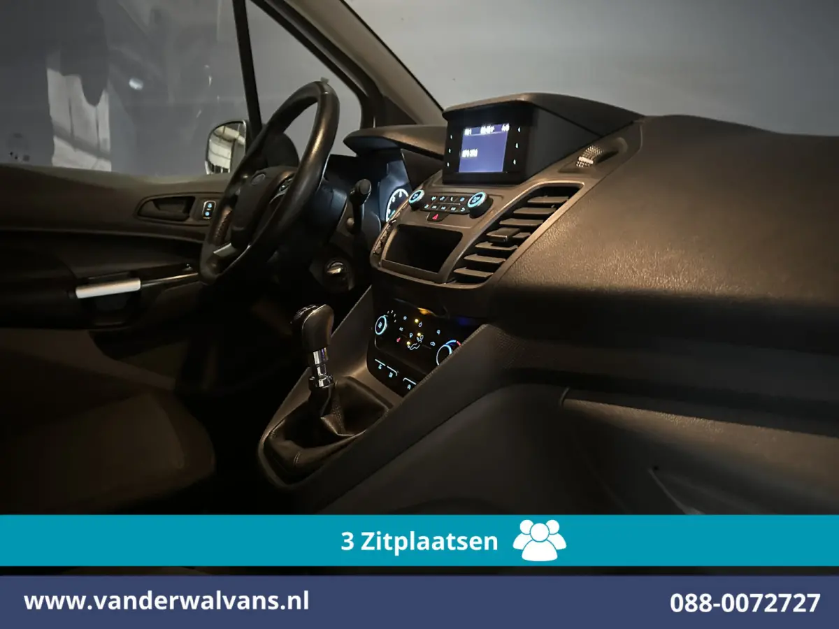 1.5 EcoBlue 100pk L2H1 Euro6 Airco | 3-Zits | Cruisecontrol | Stoelverwarming | Verwarmde voorruit Parkeersensoren, Bijrijdersbank