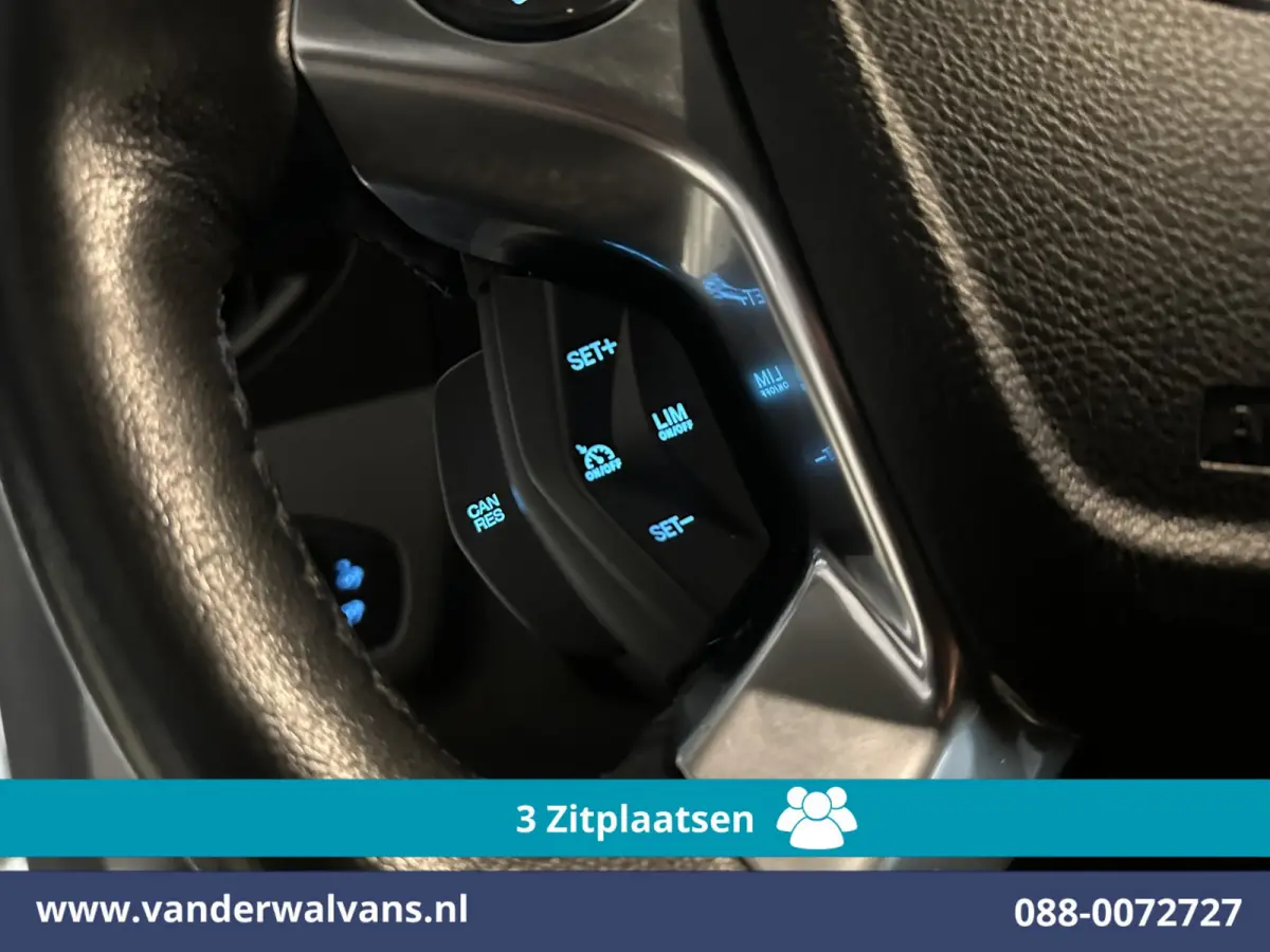 1.5 EcoBlue 100pk L2H1 Euro6 Airco | 3-Zits | Cruisecontrol | Stoelverwarming | Verwarmde voorruit Parkeersensoren, Bijrijdersbank