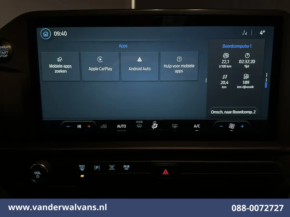 2.0 TDCI 136pk L1H1 Euro6 Airco | Camera | LED | Apple Carplay | Cruisecontrol Android Auto, Verwarmde voorruit, Parkeersensoren, Bijrijdersbank, 2740kg trekvermogen