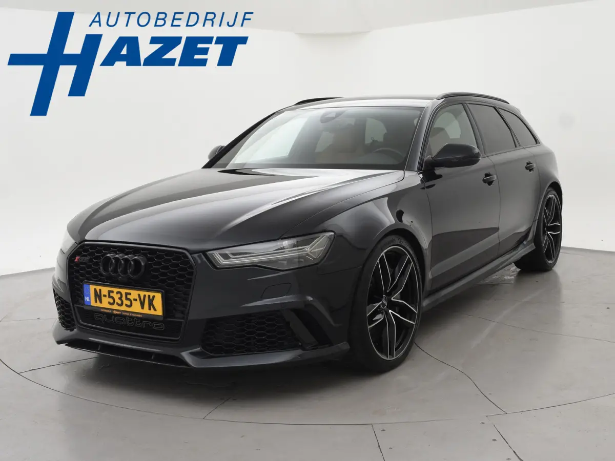 RS6 4.0 TFSI V8 605 PK PERFORMANCE | KERAMISCH | B&O | AUDI EXCLUSIVE LEDER | CARBON | 21 INCH | 360 CAMERA