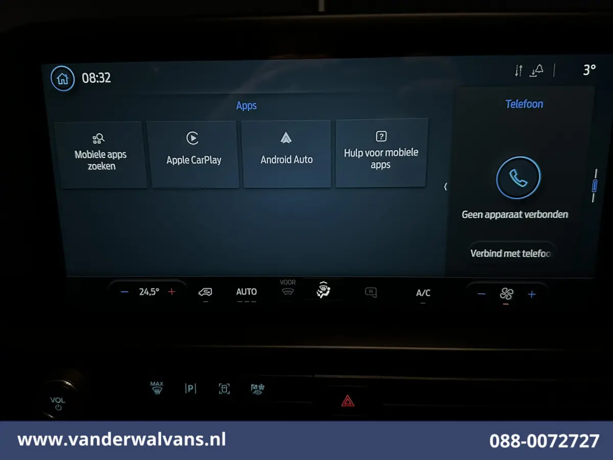 2.0 TDCI L1H1 Euro6 Airco | Camera | Apple Carplay | LED | Cruisecontrol Android Auto, Verwarmde voorruit, Parkeersensoren, Bijrijdersbank