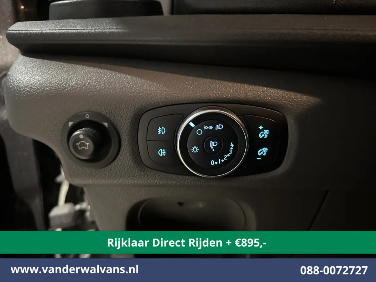 2.0 TDCI 185pk L4H3 Dubbele Cabine Euro6 *Rijklaar Direct Rijden* Airco | 6-Zits | Camera | Cruisecontrol Parkeersensoren, 2800kg trekvermogen