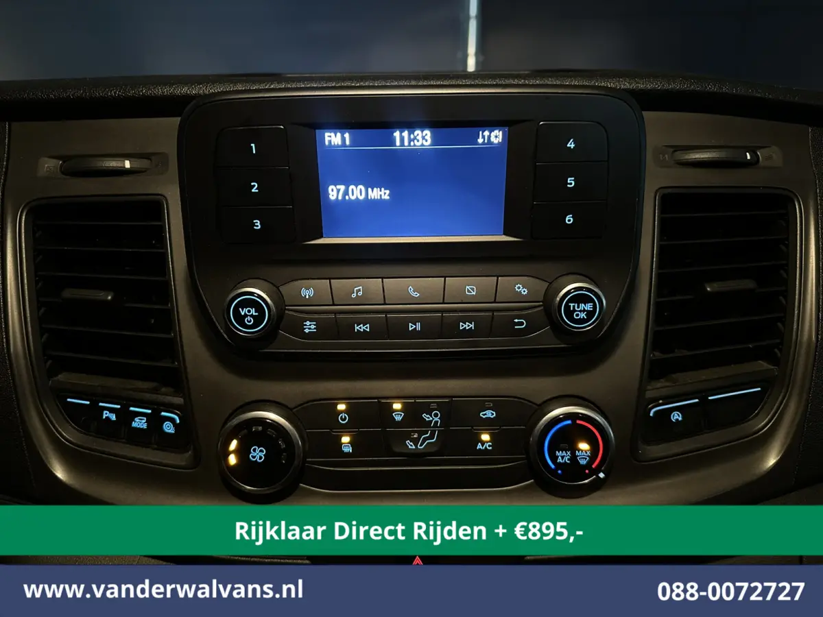 2.0 TDCI 185pk L4H3 Dubbele Cabine Euro6 *Rijklaar Direct Rijden* Airco | 6-Zits | Camera | Cruisecontrol Parkeersensoren, 2800kg trekvermogen