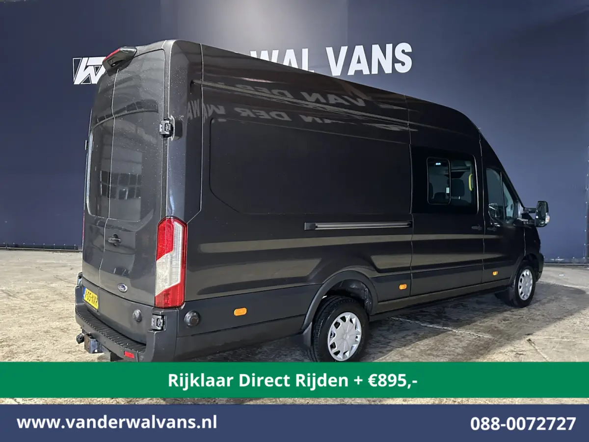 2.0 TDCI 185pk L4H3 Dubbele Cabine Euro6 *Rijklaar Direct Rijden* Airco | 6-Zits | Camera | Cruisecontrol Parkeersensoren, 2800kg trekvermogen