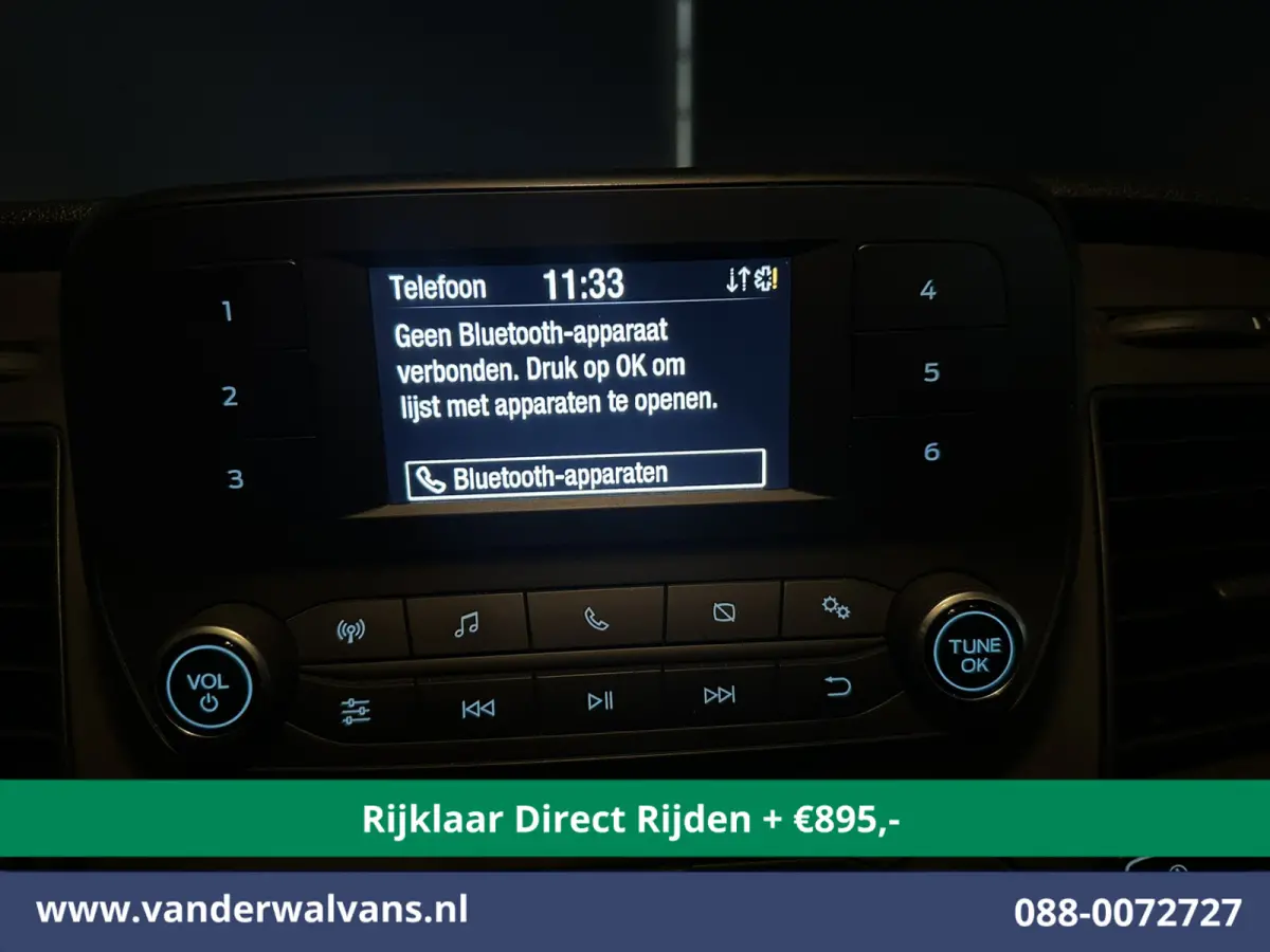 2.0 TDCI 185pk L4H3 Dubbele Cabine Euro6 *Rijklaar Direct Rijden* Airco | 6-Zits | Camera | Cruisecontrol Parkeersensoren, 2800kg trekvermogen