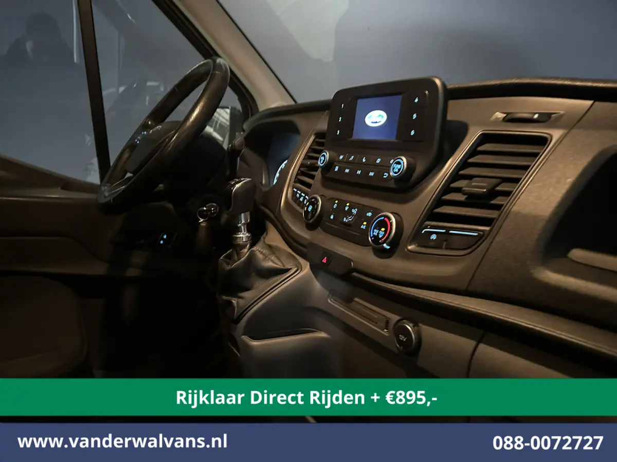 2.0 TDCI 185pk L4H3 Dubbele Cabine Euro6 *Rijklaar Direct Rijden* Airco | 6-Zits | Camera | Cruisecontrol Parkeersensoren, 2800kg trekvermogen