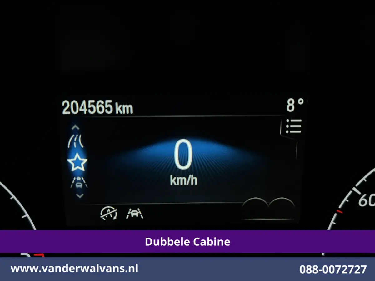 2.0 TDCI 130pk L2H1 Dubbele Cabine Euro6 Airco | 6-Zits | Camera | Navigatie | LED | Apple Carplay Android Auto, Cruisecontrol, Stoelverwarming, Verwarmde voorruit, Parkeersensoren, Achterkl