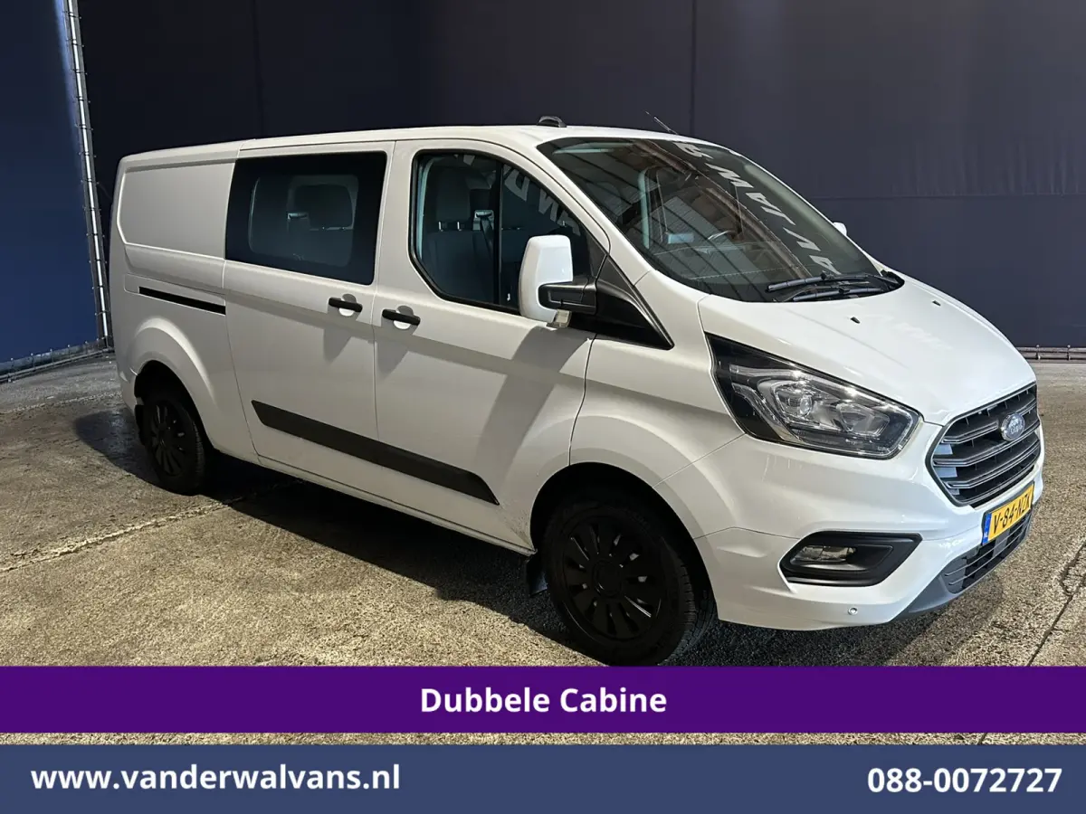 2.0 TDCI 130pk L2H1 Dubbele Cabine Euro6 Airco | 6-Zits | Camera | Navigatie | LED | Apple Carplay Android Auto, Cruisecontrol, Stoelverwarming, Verwarmde voorruit, Parkeersensoren, Achterkl