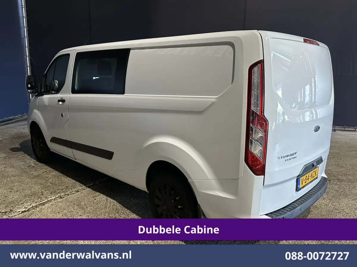 2.0 TDCI 130pk L2H1 Dubbele Cabine Euro6 Airco | 6-Zits | Camera | Navigatie | LED | Apple Carplay Android Auto, Cruisecontrol, Stoelverwarming, Verwarmde voorruit, Parkeersensoren, Achterkl