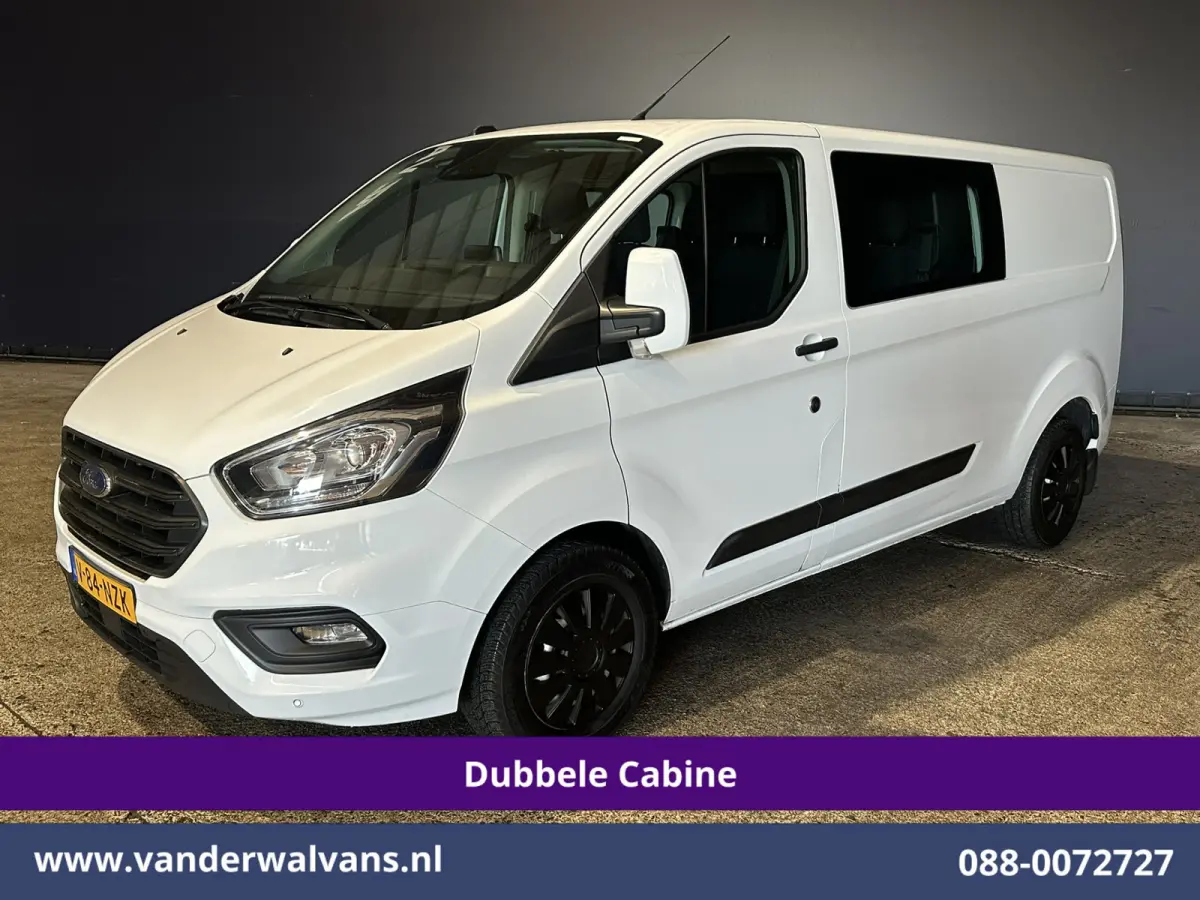 2.0 TDCI 130pk L2H1 Dubbele Cabine Euro6 Airco | 6-Zits | Camera | Navigatie | LED | Apple Carplay Android Auto, Cruisecontrol, Stoelverwarming, Verwarmde voorruit, Parkeersensoren, Achterkl
