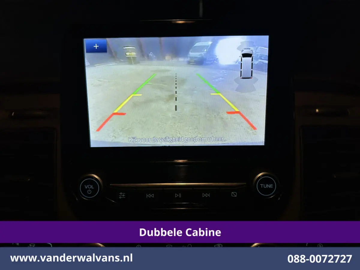 2.0 TDCI 130pk L2H1 Dubbele Cabine Euro6 Airco | 6-Zits | Camera | Navigatie | LED | Apple Carplay Android Auto, Cruisecontrol, Stoelverwarming, Verwarmde voorruit, Parkeersensoren, Achterkl