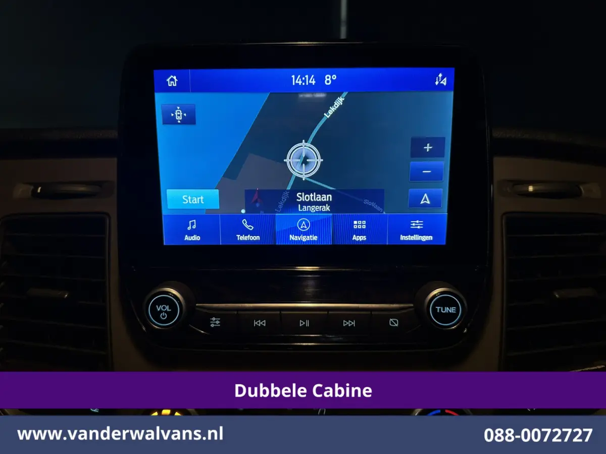 2.0 TDCI 130pk L2H1 Dubbele Cabine Euro6 Airco | 6-Zits | Camera | Navigatie | LED | Apple Carplay Android Auto, Cruisecontrol, Stoelverwarming, Verwarmde voorruit, Parkeersensoren, Achterkl
