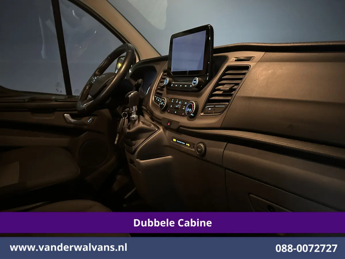 2.0 TDCI 130pk L2H1 Dubbele Cabine Euro6 Airco | 6-Zits | Camera | Navigatie | LED | Apple Carplay Android Auto, Cruisecontrol, Stoelverwarming, Verwarmde voorruit, Parkeersensoren, Achterkl