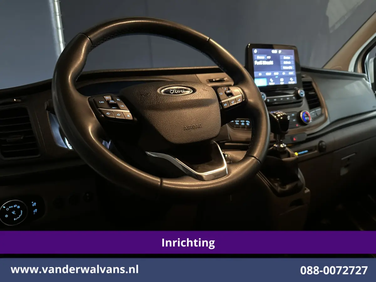 2.0 TDCI L1H1 Inrichting Euro6 Airco | 2500kg Trekhaak | Camera | Omvormer | LED | Cruisecontrol | Android Auto Stoelverwarming, Verwarmde voorruit, Parkeersensoren, Bijrijdersbank