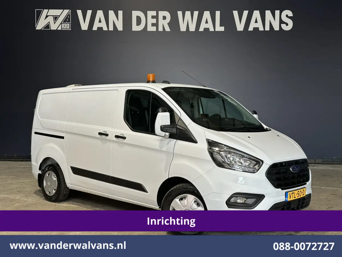 2.0 TDCI L1H1 Inrichting Euro6 Airco | 2500kg Trekhaak | Camera | Omvormer | LED | Cruisecontrol | Android Auto Stoelverwarming, Verwarmde voorruit, Parkeersensoren, Bijrijdersbank