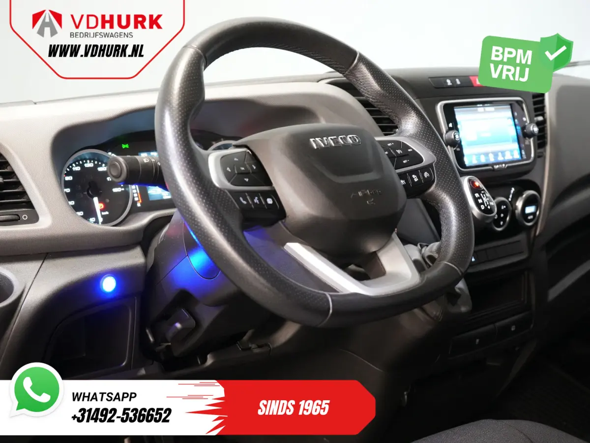 (Iveco Daily) 35S18HV 3.0 Aut. ZF BPM VRIJ! Bakwagen Laadklep/ LED/ Spoiler/ Gev.stoel/ Adapt.Cruise/ Navi/ Carplay/ Climate/ 440x210x230