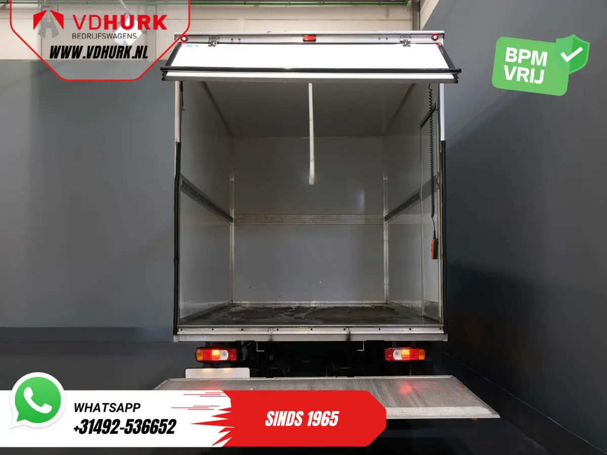 (Iveco Daily) 35S18HV 3.0 Aut. ZF BPM VRIJ! Bakwagen Laadklep/ LED/ Spoiler/ Gev.stoel/ Adapt.Cruise/ Navi/ Carplay/ Climate/ 440x210x230