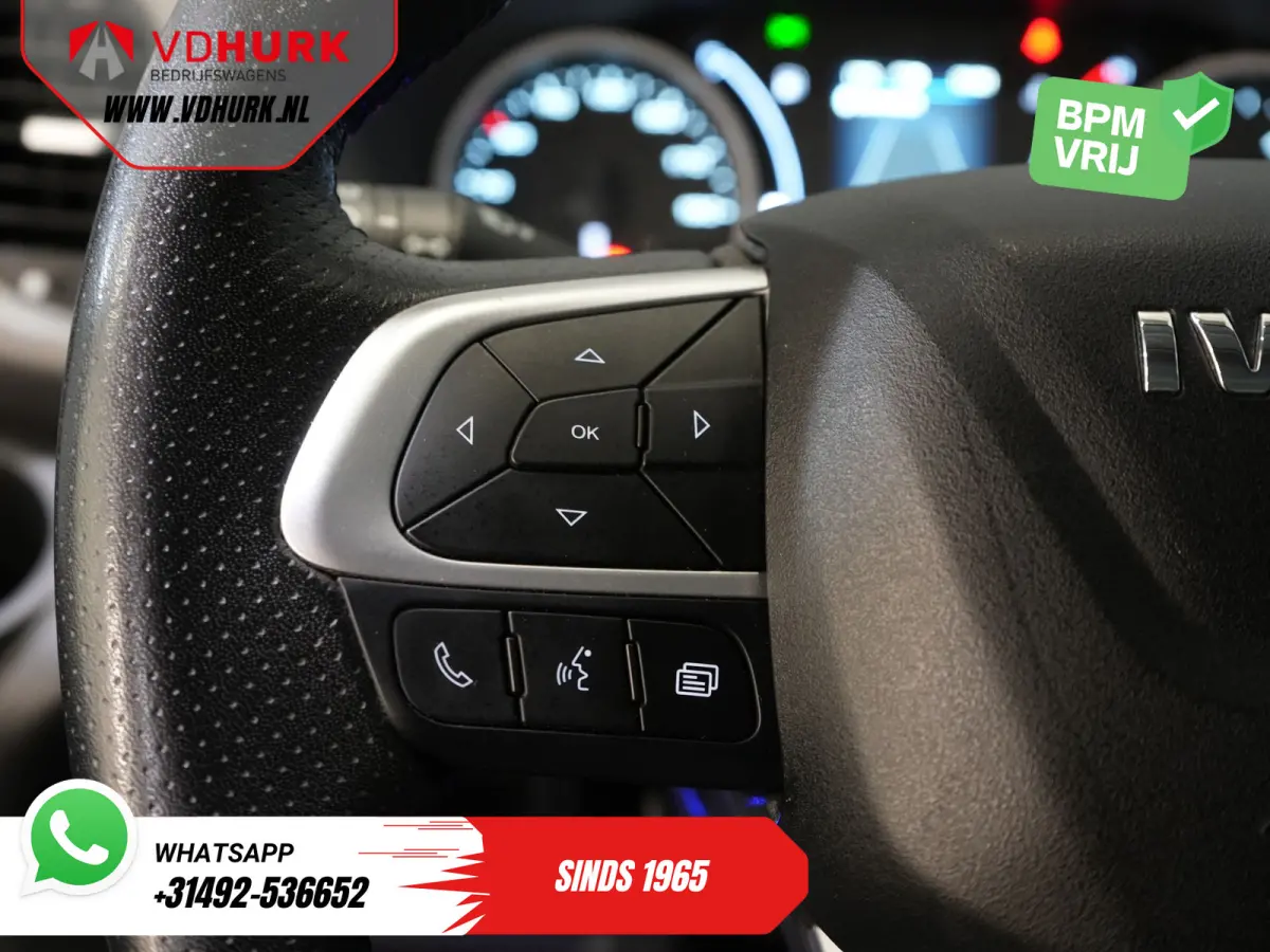 (Iveco Daily) 35S18HV 3.0 Aut. ZF BPM VRIJ! Bakwagen Laadklep/ LED/ Spoiler/ Gev.stoel/ Adapt.Cruise/ Navi/ Carplay/ Climate/ 440x210x230