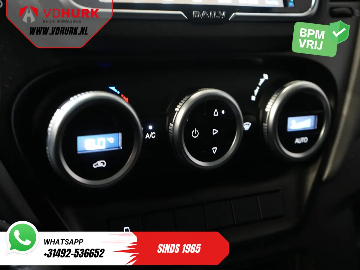(Iveco Daily) 35S18HV 3.0 Aut. ZF BPM VRIJ! Bakwagen Laadklep/ LED/ Spoiler/ Gev.stoel/ Adapt.Cruise/ Navi/ Carplay/ Climate/ 440x210x230