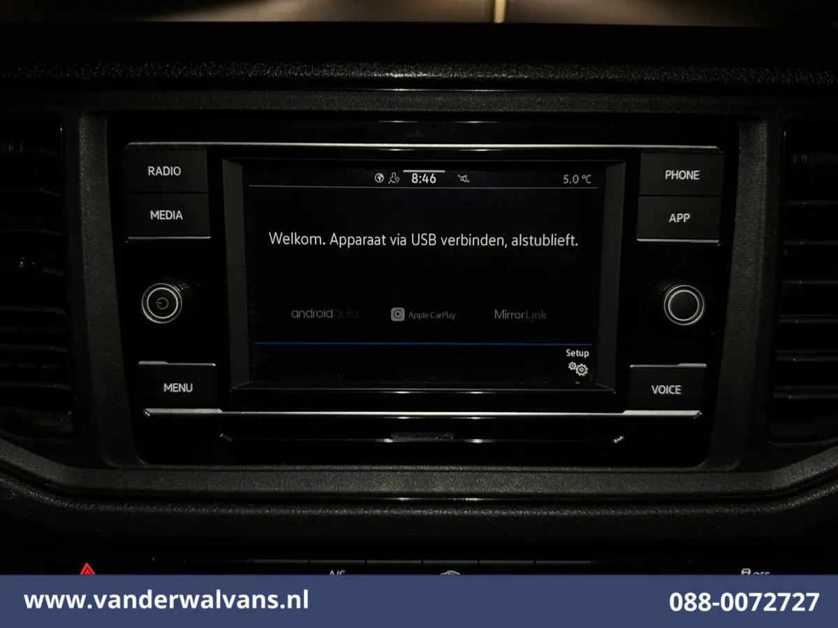 2.0 141pk Bakwagen Laadklep Euro6 Airco | Apple Carplay | Android Auto Bijrijdersbank, 969kg laadvermogen