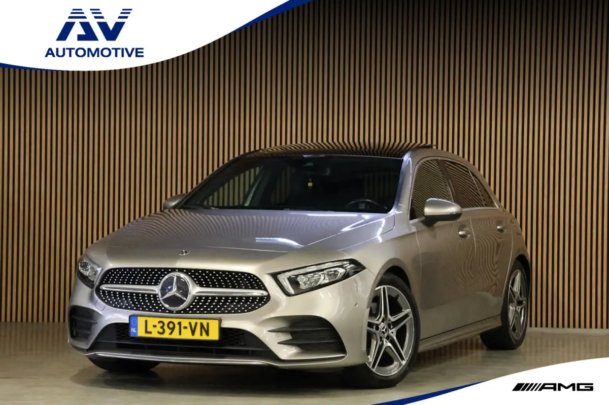 A180 d AMG pakket | Panorama dak | Burmester | Widescreen | Apple Carplay | Sfeerverlichting | Stoelverwarming | Alcantara | 360 PDC | Volledig onderhouden | Distributieriem vervangen