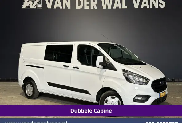 2.0 TDCI 131pk L2H1 Dubbele Cabine Euro6 Airco | 6-Zits | LED | Cruisecontrol | 2800kg trekhaak Parkeersensoren, Stoelverwarming