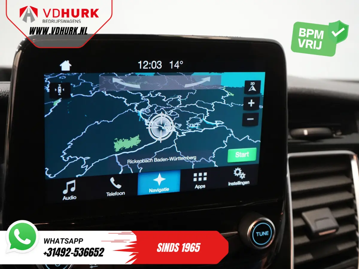 2.0 TDCI 130 pk Aut. L2 Limited DC Dubbel Cabine 2xSchuifdeur/ Stoelverw./ Carplay/ Cruise/ PDC/ Camera/ Navi/ Trekhaak/ Alarm III
