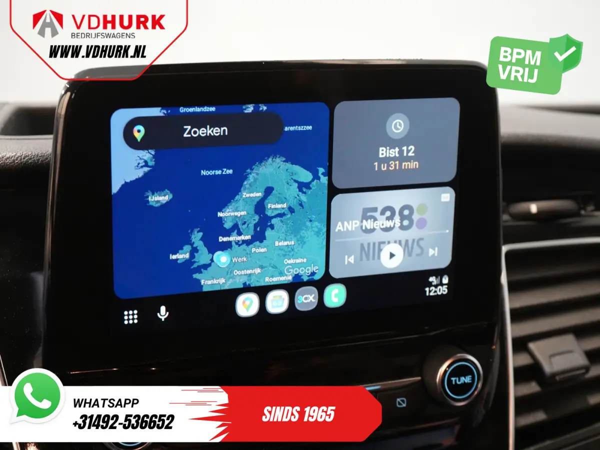 2.0 TDCI 130 pk Aut. L2 Limited DC Dubbel Cabine 2xSchuifdeur/ Stoelverw./ Carplay/ Cruise/ PDC/ Camera/ Navi/ Trekhaak/ Alarm III