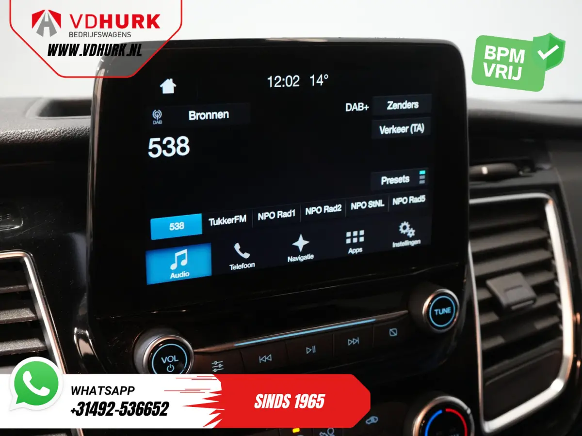 2.0 TDCI 130 pk Aut. L2 Limited DC Dubbel Cabine 2xSchuifdeur/ Stoelverw./ Carplay/ Cruise/ PDC/ Camera/ Navi/ Trekhaak/ Alarm III
