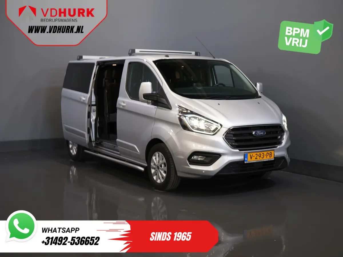 2.0 TDCI 130 pk Aut. L2 Limited DC Dubbel Cabine 2xSchuifdeur/ Stoelverw./ Carplay/ Cruise/ PDC/ Camera/ Navi/ Trekhaak/ Alarm III