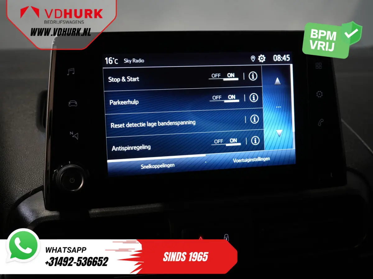 1.5 130 pk Aut. L2 3 Pers./ Carplay/ Airco/ Camera/ Standkachel/ LMV/ Trekhaak/ Cruise