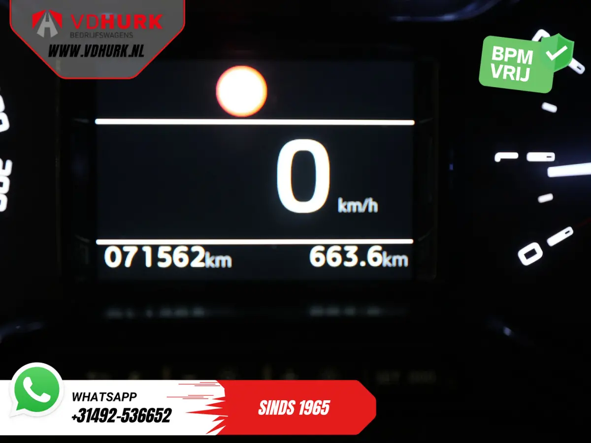 1.5 130 pk Aut. L2 3 Pers./ Carplay/ Airco/ Camera/ Standkachel/ LMV/ Trekhaak/ Cruise