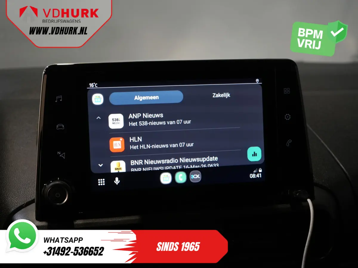 1.5 130 pk Aut. L2 3 Pers./ Carplay/ Airco/ Camera/ Standkachel/ LMV/ Trekhaak/ Cruise