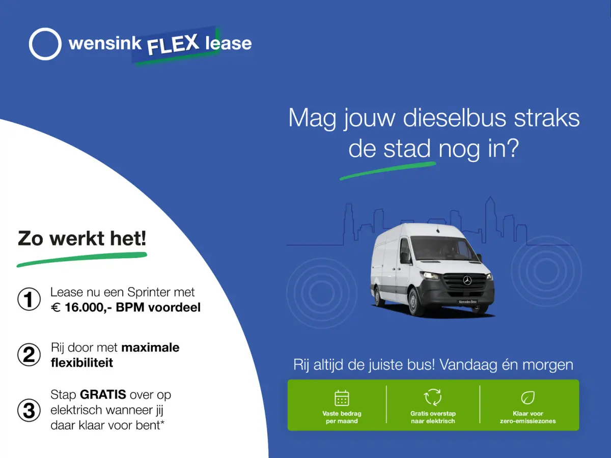 317 CDI | L2 H2 | Aut. | RWD | PRO | BPM VRIJ! | 3500 KG AHW | CARPLAY | ANDROID AUTO | 3-ZITS | CRUISE | CAMERA | AIRCO | SPOORASSISTENT | DODEHOEKDETECTIE |