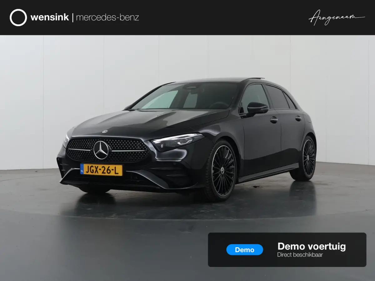 180 Business Solution AMG | Panoramaschuifdak | Premium Plus | Nightpakket | 19"Multispaak AMG velgen | Stoelverwarming |  360° camera | Head-up display |