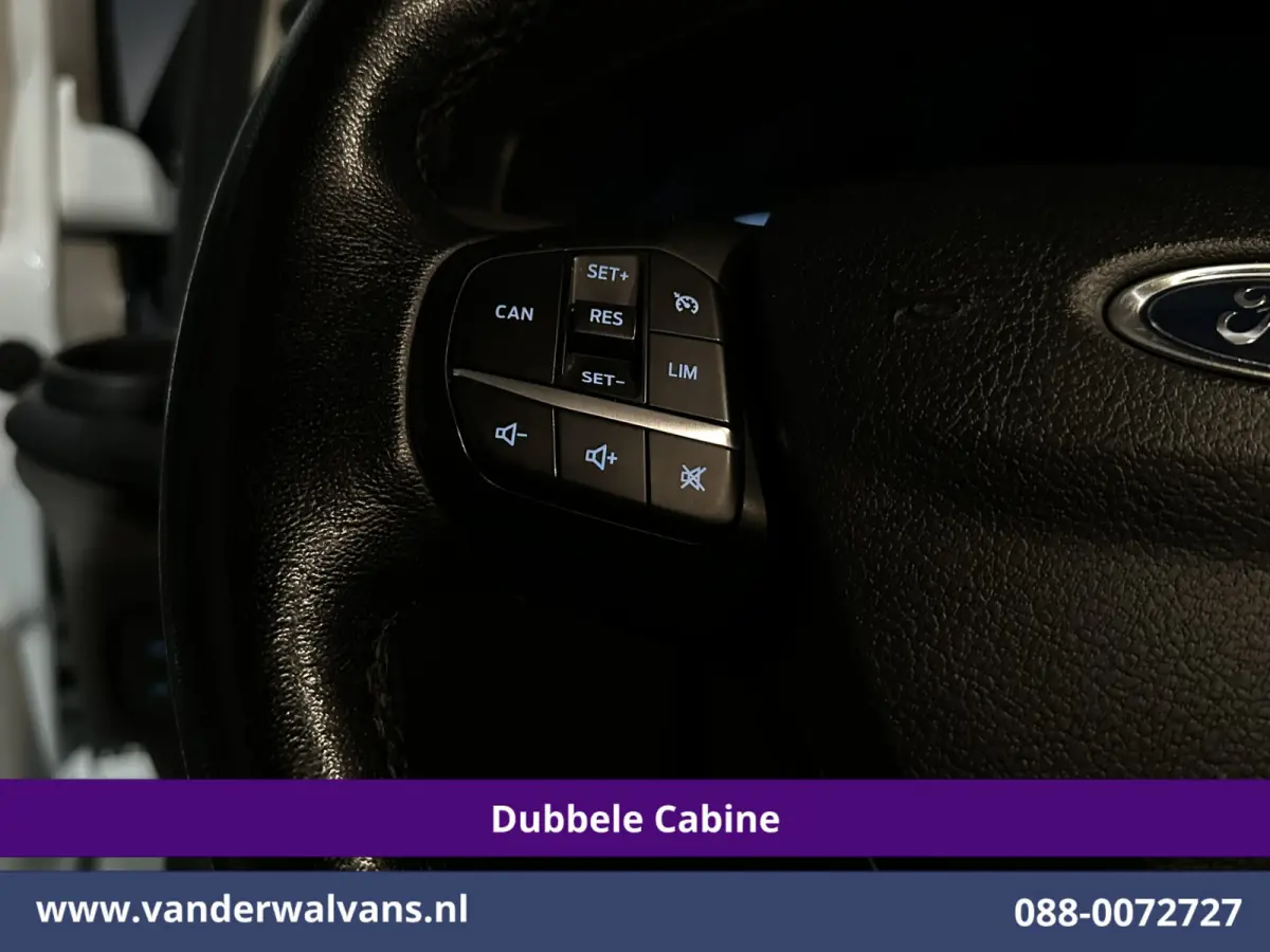 2.0 TDCI 131pk L2H1 Dubbele Cabine Euro6 Airco | 6-Zits | Navigatie | LED | Apple Carplay | Cruisecontrol Android Auto, Parkeersensoren, Achterklep, 2800kg trekvermogen