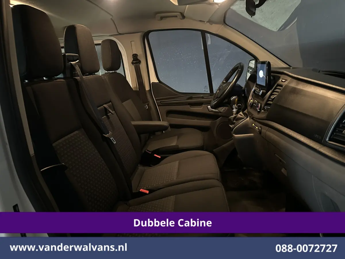 2.0 TDCI 131pk L2H1 Dubbele Cabine Euro6 Airco | 6-Zits | Navigatie | LED | Apple Carplay | Cruisecontrol Android Auto, Parkeersensoren, Achterklep, 2800kg trekvermogen