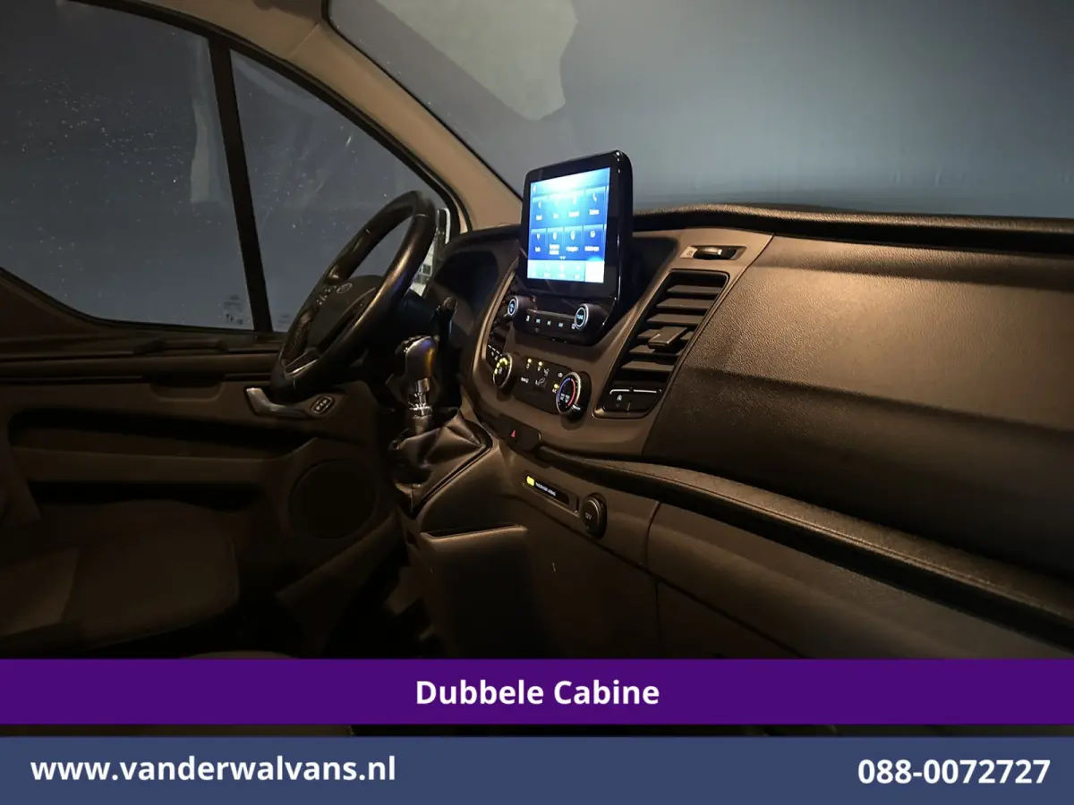 2.0 TDCI 131pk L2H1 Dubbele Cabine Euro6 Airco | 6-Zits | Navigatie | LED | Apple Carplay | Cruisecontrol Android Auto, Parkeersensoren, Achterklep, 2800kg trekvermogen