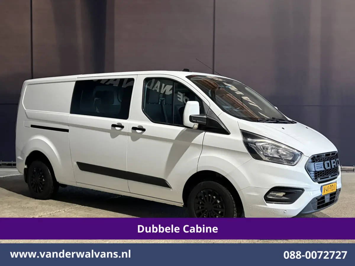 2.0 TDCI 131pk L2H1 Dubbele Cabine Euro6 Airco | 6-Zits | Navigatie | LED | Apple Carplay | Cruisecontrol Android Auto, Parkeersensoren, Achterklep, 2800kg trekvermogen