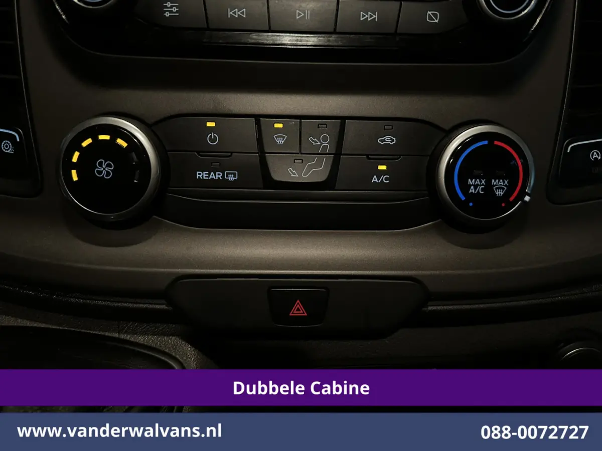 2.0 TDCI 131pk L2H1 Dubbele Cabine Euro6 Airco | 6-Zits | Navigatie | LED | Apple Carplay | Cruisecontrol Android Auto, Parkeersensoren, Achterklep, 2800kg trekvermogen