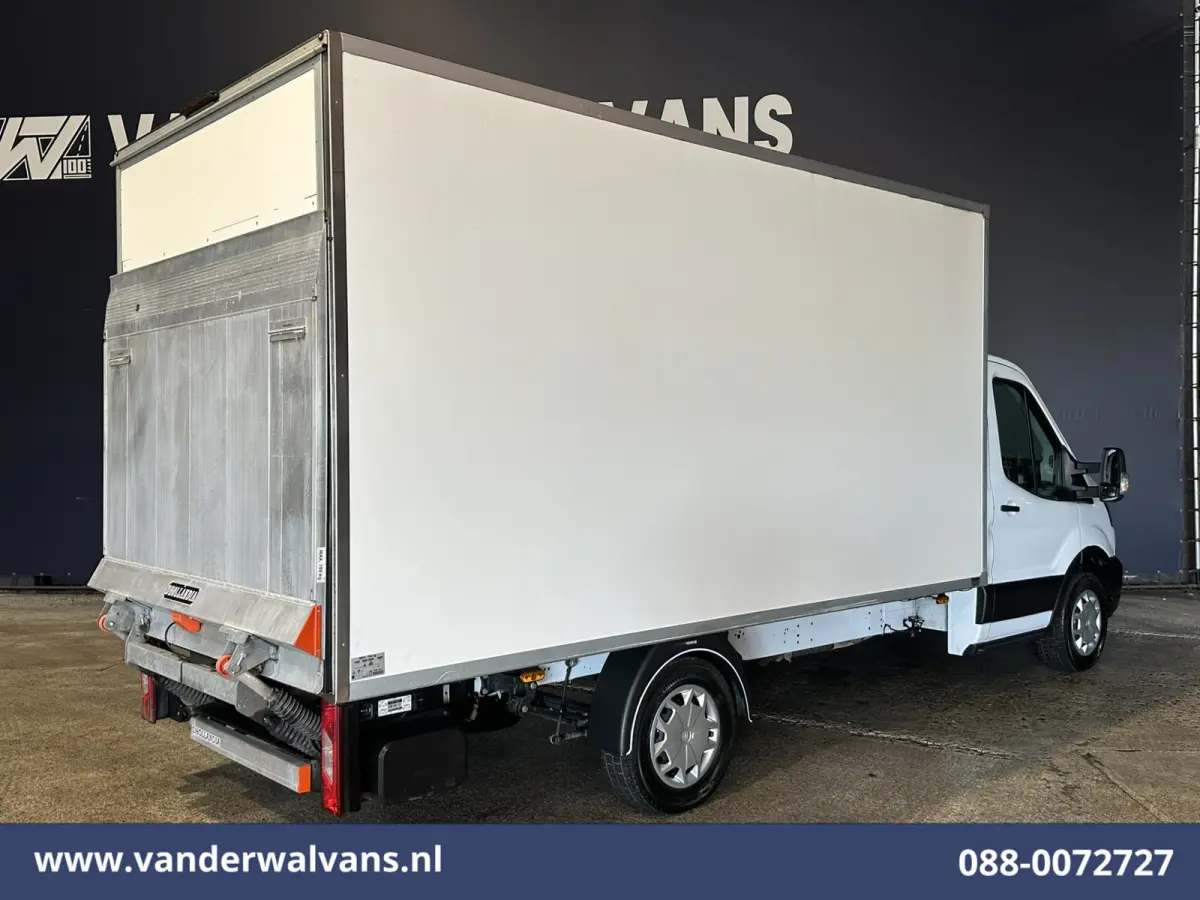 2.0 TDCI 160pk Bakwagen 1231kg laadvermogen Laadklep Euro6 Airco | Lat om lat Betimmering | Cruisecontrol Verwarmde voorruit, Bijrijdersbank
