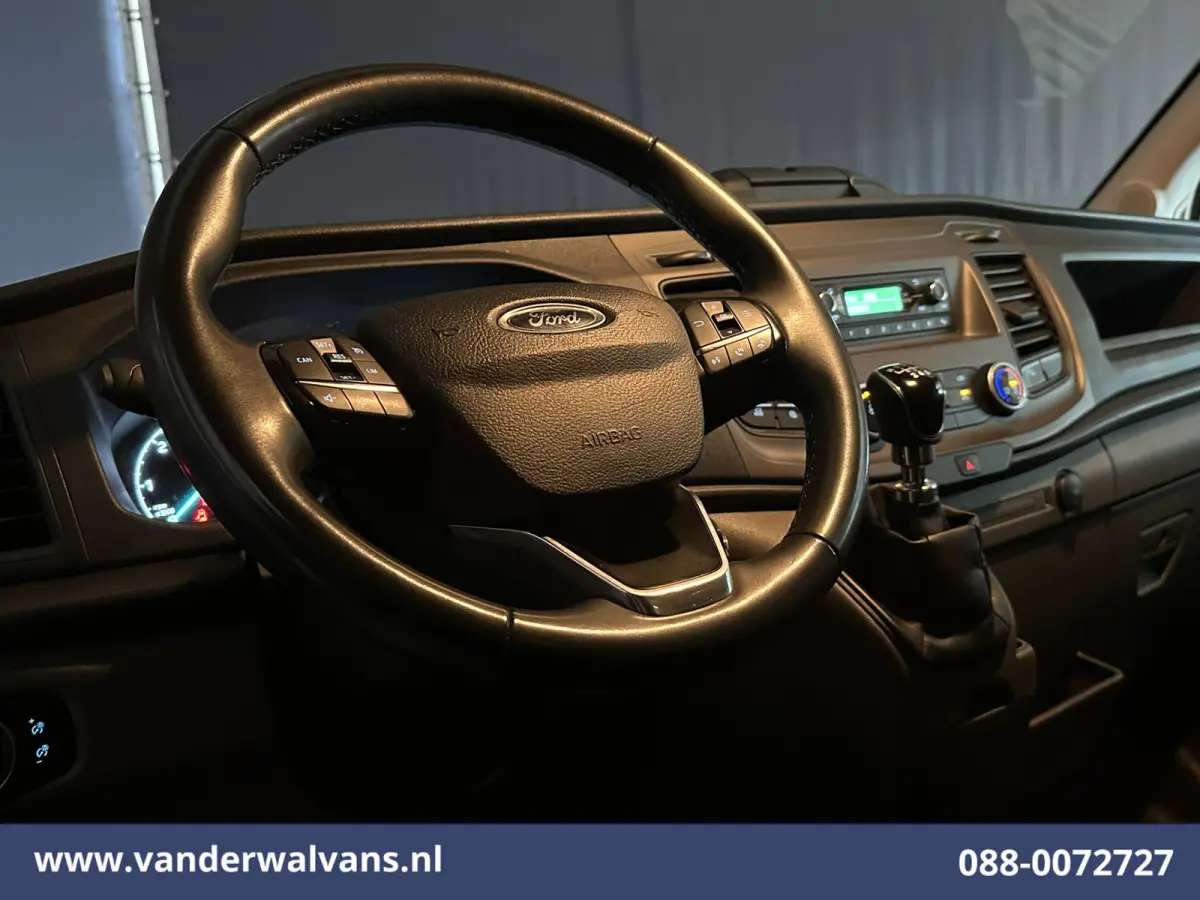 2.0 TDCI 160pk Bakwagen 1231kg laadvermogen Laadklep Euro6 Airco | Lat om lat Betimmering | Cruisecontrol Verwarmde voorruit, Bijrijdersbank