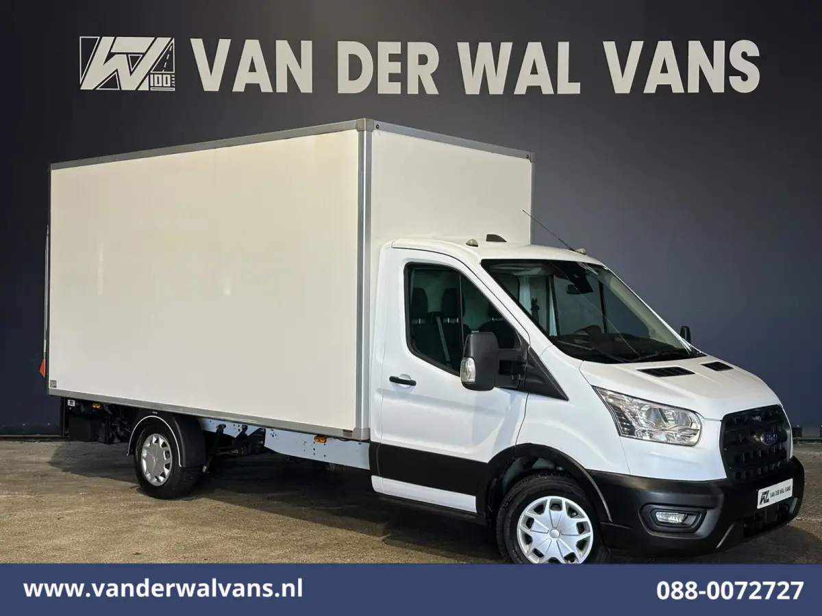 2.0 TDCI 160pk Bakwagen 1231kg laadvermogen Laadklep Euro6 Airco | Lat om lat Betimmering | Cruisecontrol Verwarmde voorruit, Bijrijdersbank
