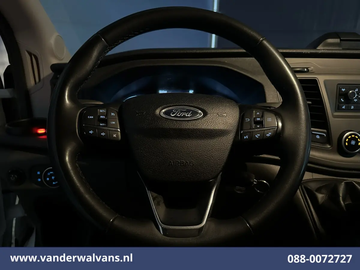 2.0 TDCI 160pk Bakwagen 1231kg laadvermogen Laadklep Euro6 Airco | Lat om lat Betimmering | Cruisecontrol Verwarmde voorruit, Bijrijdersbank