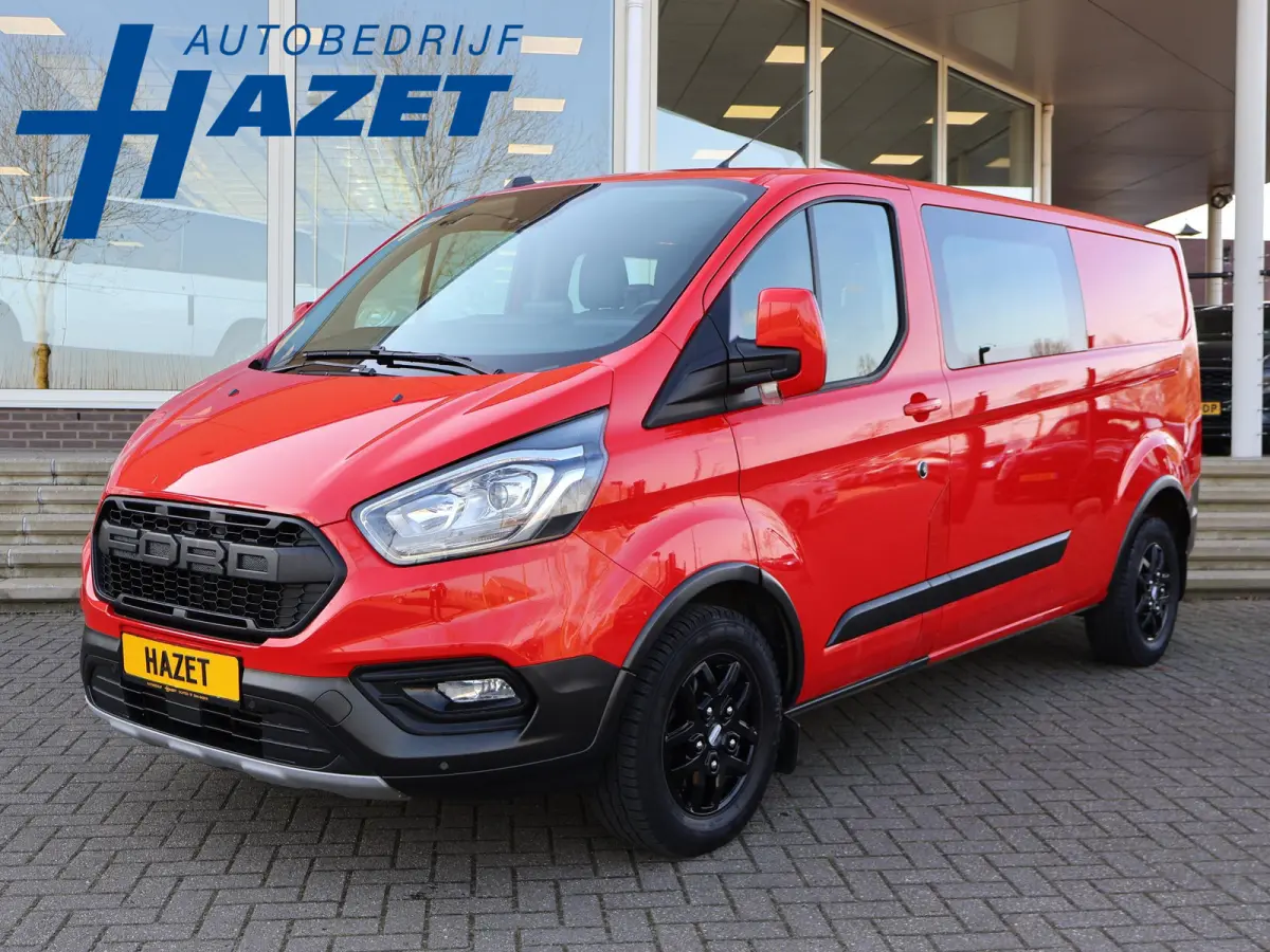 320 2.0 TDCI 130 PK TRAIL DUBBEL CABINE L2H1 6-PERS. + LEDER | RAPTOR GRILLE | CARPLAY | CAMERA | LMV