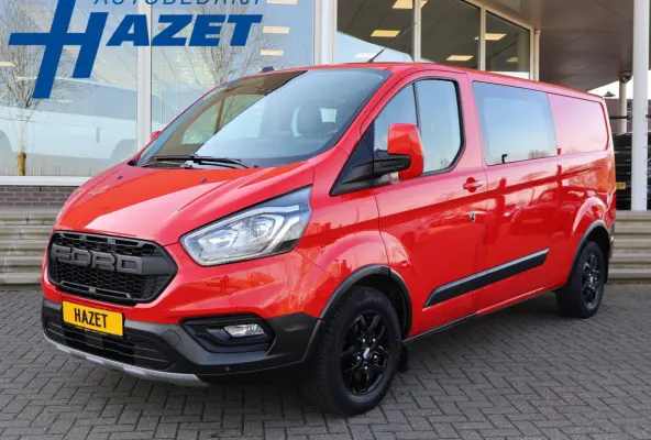 320 2.0 TDCI 130 PK TRAIL DUBBEL CABINE L2H1 6-PERS. + LEDER | RAPTOR GRILLE | CARPLAY | CAMERA | LMV