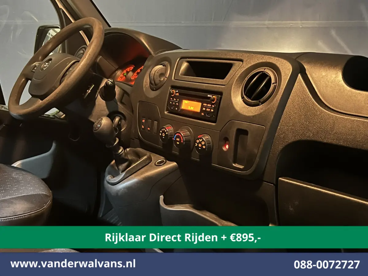 2.3 CDTI L3H2 Euro6 *Rijklaar Direct Rijden* Airco | Imperiaal | 2500kg Trekhaak | Cruisecontrol | Parkeersensoren Sidebars, Bijrijdersbank
