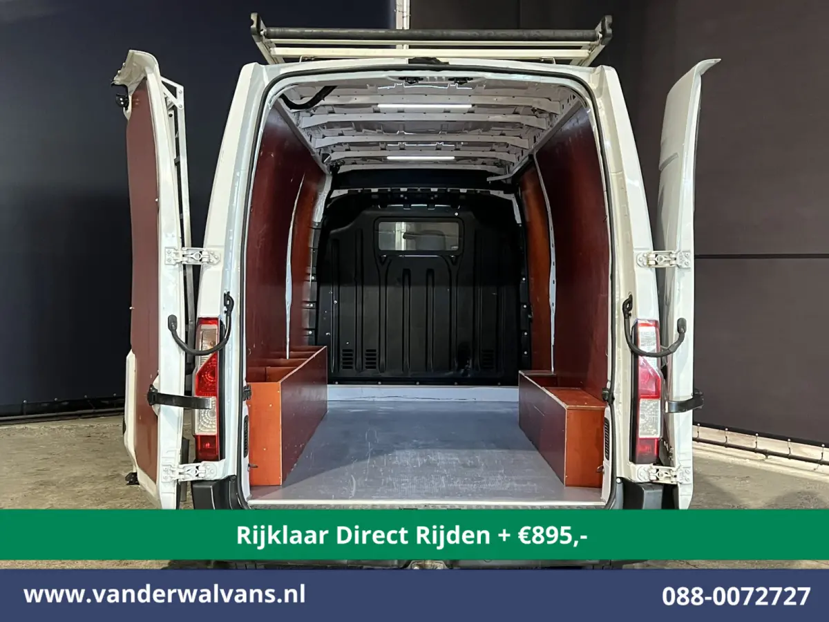 2.3 CDTI L3H2 Euro6 *Rijklaar Direct Rijden* Airco | Imperiaal | 2500kg Trekhaak | Cruisecontrol | Parkeersensoren Sidebars, Bijrijdersbank
