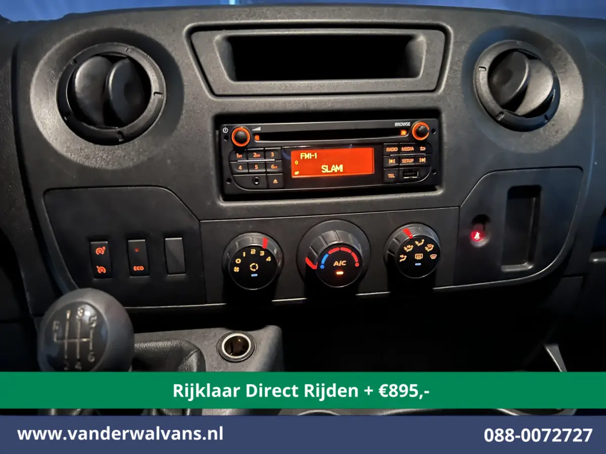 2.3 CDTI L3H2 Euro6 *Rijklaar Direct Rijden* Airco | Imperiaal | 2500kg Trekhaak | Cruisecontrol | Parkeersensoren Sidebars, Bijrijdersbank